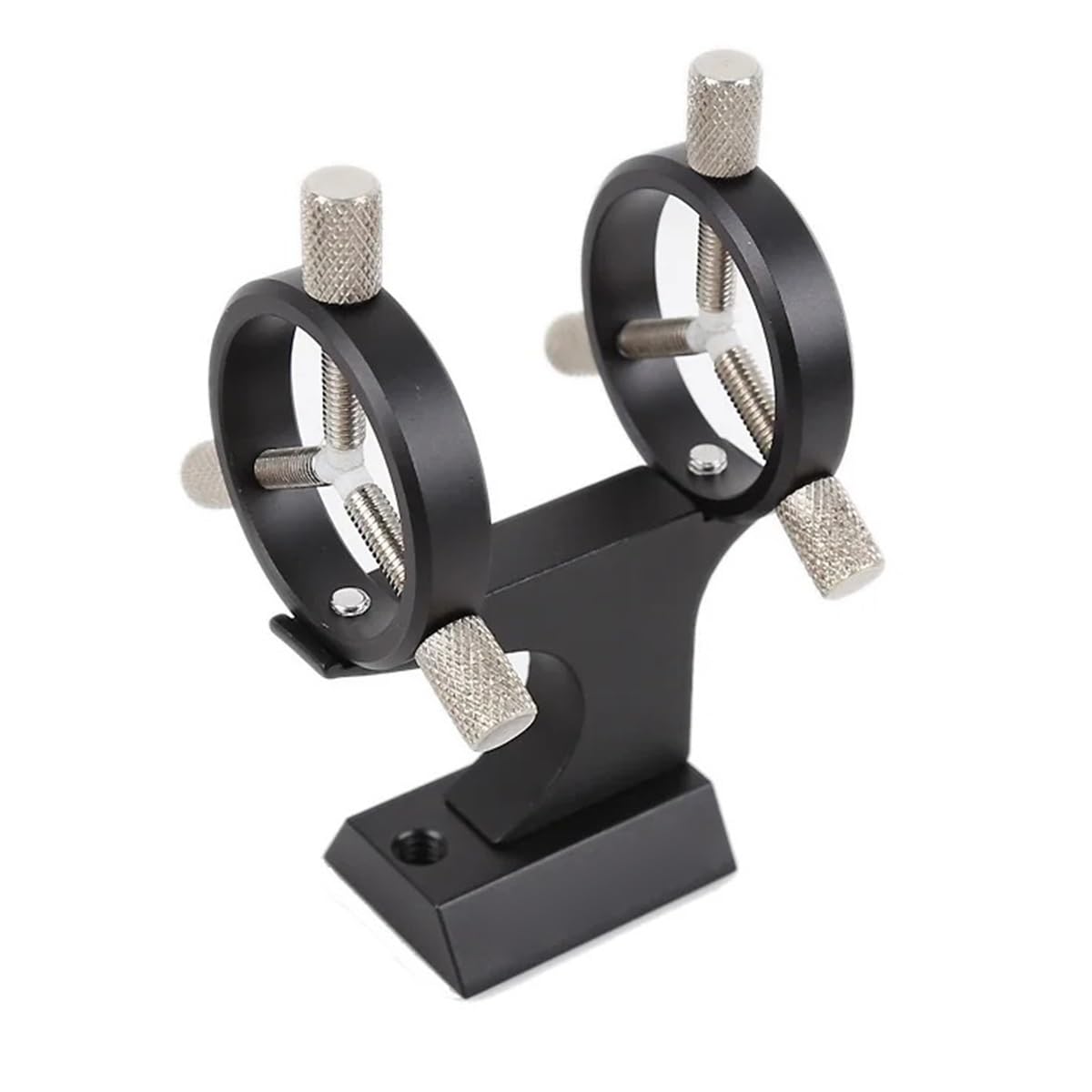 Accesorios para telescopios Base de Soporte de Alcance del buscador de Puntero Ajustable, Perno de 1/4 "para telescopio astronómico(Zwart)