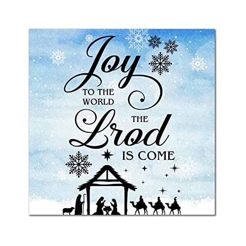 Plaque bois Joy to The World pour habiller un mur blanc vide