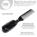 TRU BARBER PRO Fading Brush 2PCS Bundle, Barber Fade Brush, Cleaning Brush for clippers,Beard Brush,Stylist Comb Hair Styling Tool