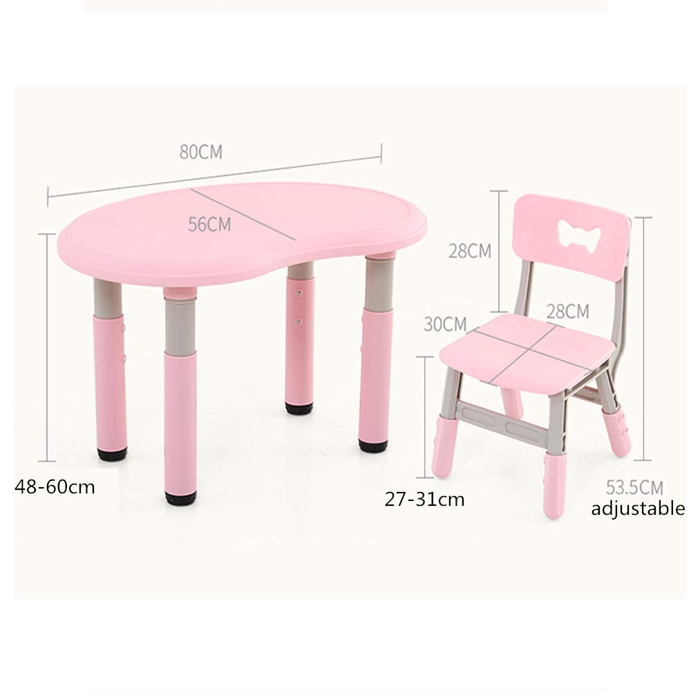 ピンク ハイチェア 2脚セット Amazon.co.jp: ハイチェア プラスチック製の子供用テーブルと椅子