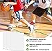 Hlimior 360 Pcs Clear Basketball Sticky Adhesive Mat,Volleyball Sticky Pad Replacement Sheets Courtside Basketball Sticky Mat for Remove Dust Dirt from Shoe and Enhance Shoe Grip