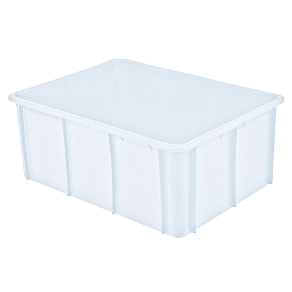 BRB Eurobehälter für schwere Lasten, 120 Liter, LxBxH 800x600x320 mm, weiß, lebensmittelecht