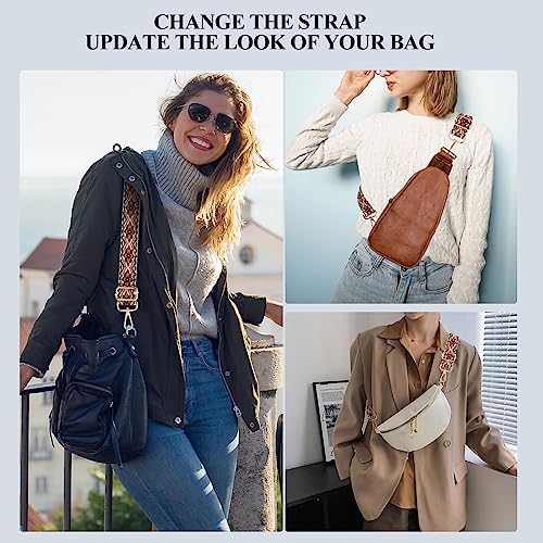 Image of Long Keeper Wide Purse Strap - Adjustable Shoulder Strap Crossbody Handbag Replacement Bag Strap Guitar Straps
