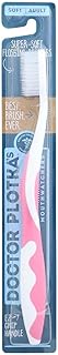 MOUTH WATCHERS Rose Soft Adult Toothbrush with Flossing Bristles, 1 EA