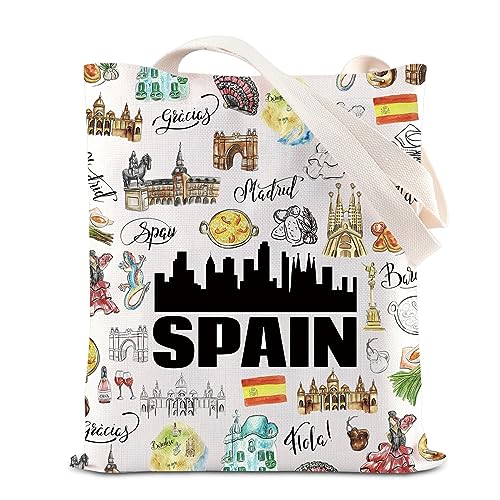 Ensianthe Spain Travel Tote European Vacation Spain Lover Carrier