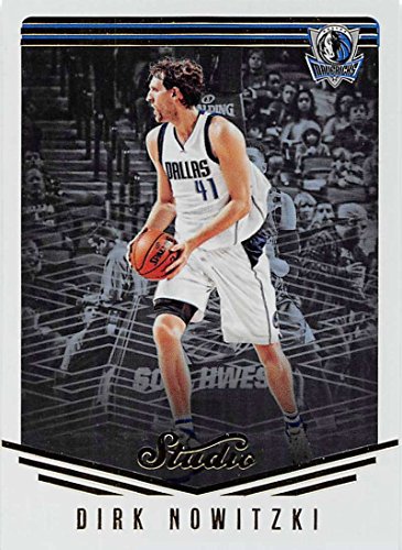 2016-17 Panini Studio Basketball #9 Dirk Nowitzki Dallas Mavericks Official NBA Trading Card