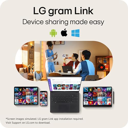 Image of LG gram 14-Inch Lightweight Laptop Intel Evo Edition - 13th Gen Intel Core Processor i7-1360P 16GB RAM 512GB SSD - Black