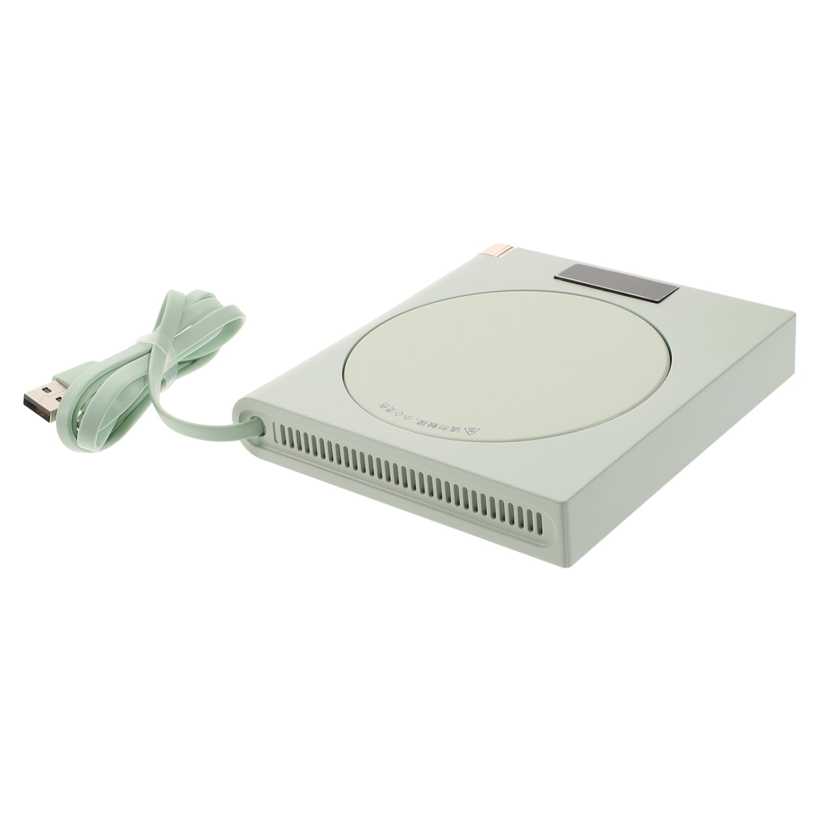 GRIRIW -Cup Warmer Electric Heat Plate 3-Setting Temperature Warmer for Tea Milk Compact for Travel