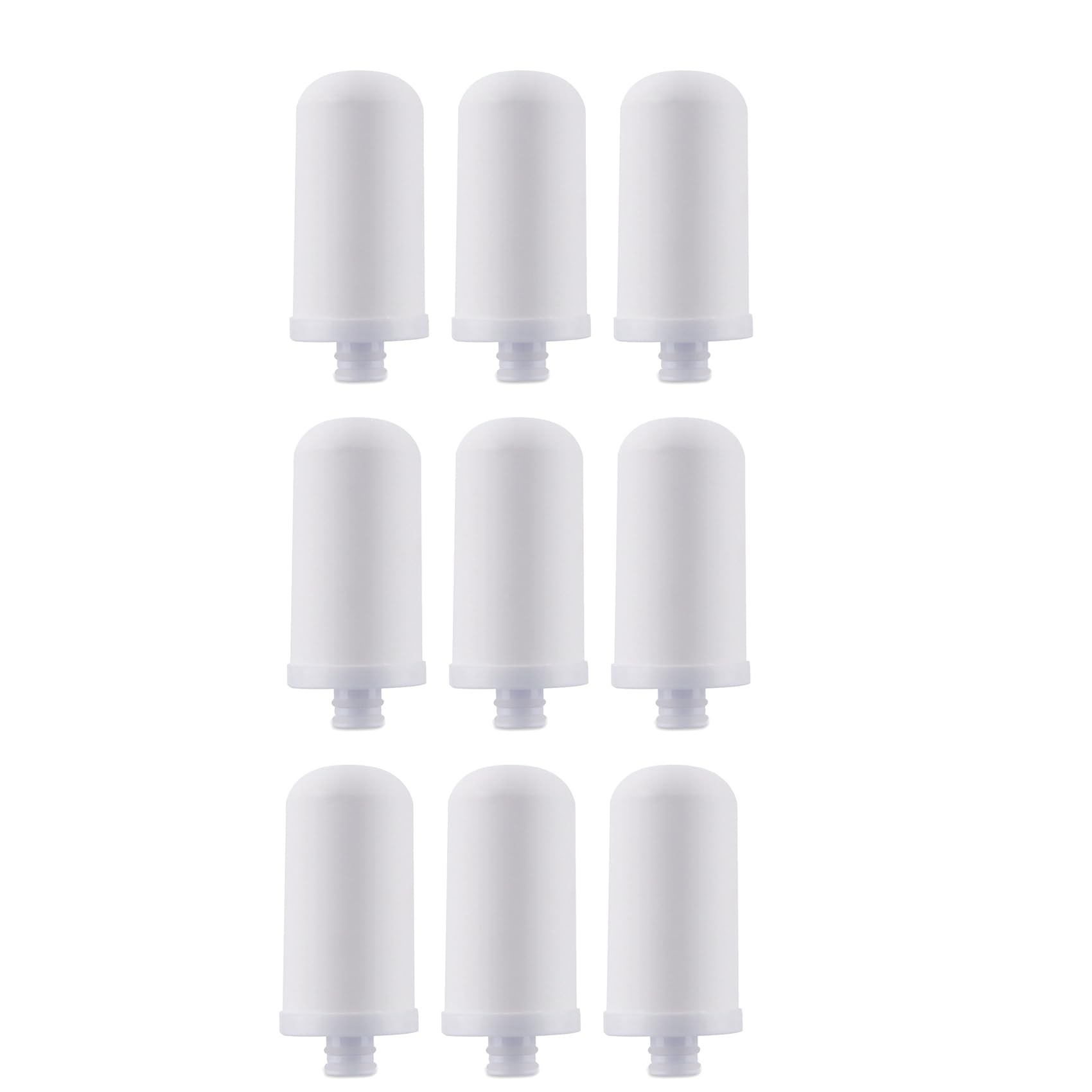 Hndhbfgrt 9Pcs Faucet Water Purifier Filter Elements Water Filter Pitcher Remove Fluoride, Lead, Microplastics for Home JN-15