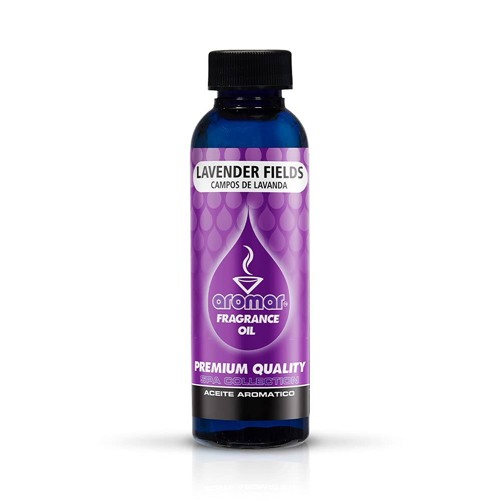 AromarPremium Fragrance Oil, Lavender Fields 2oz. Bottles. Long Lasting Aromatic Scent, Fresh and Revitalizing Aromatherapy for Living Room, Bedroom, and Kitchen