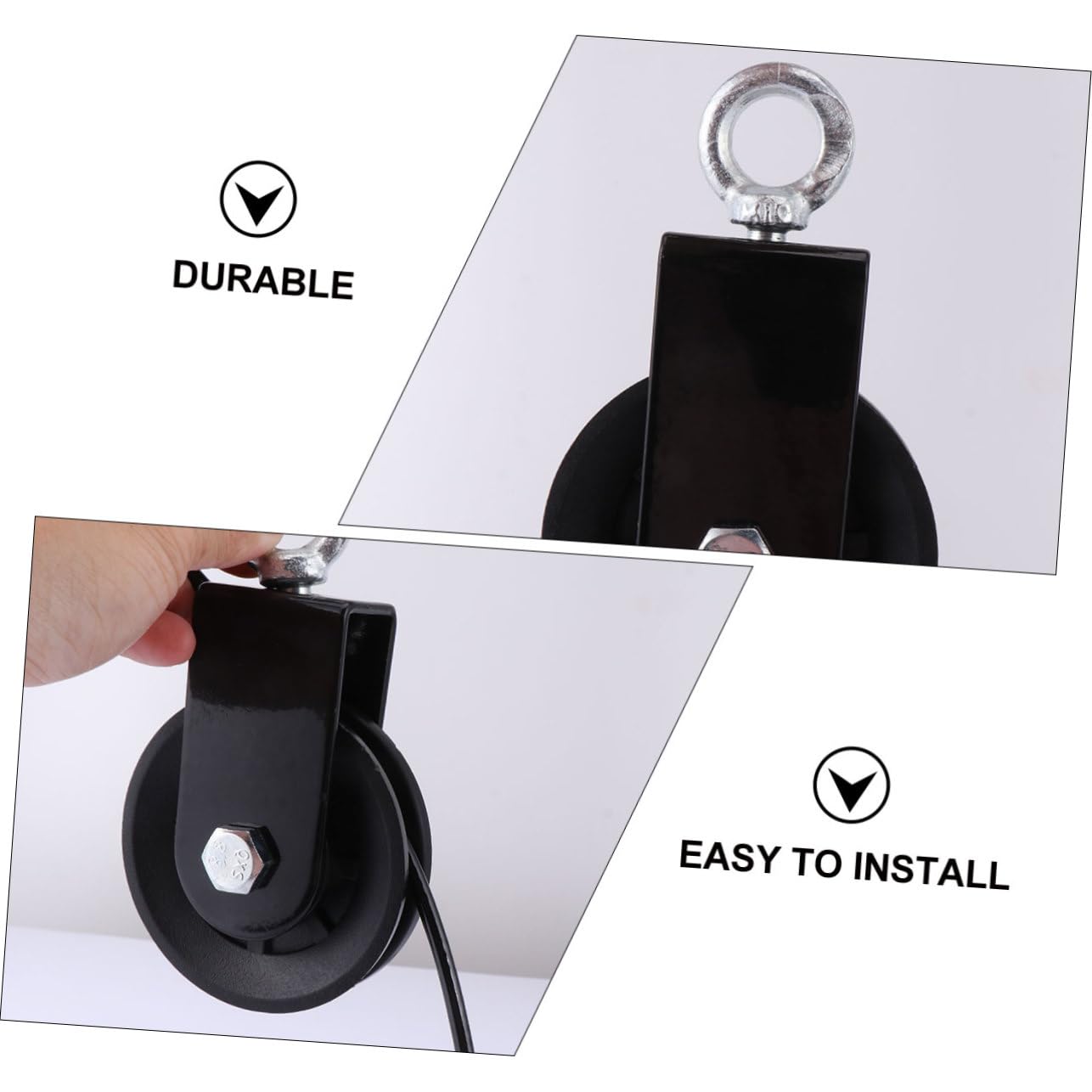 Toddmomy Dispositivo di fitness a discesa ad alta posizione pilates kit da palestra kit di allenamento fisico portatile attrezzature per il fitness fai da te Metallo