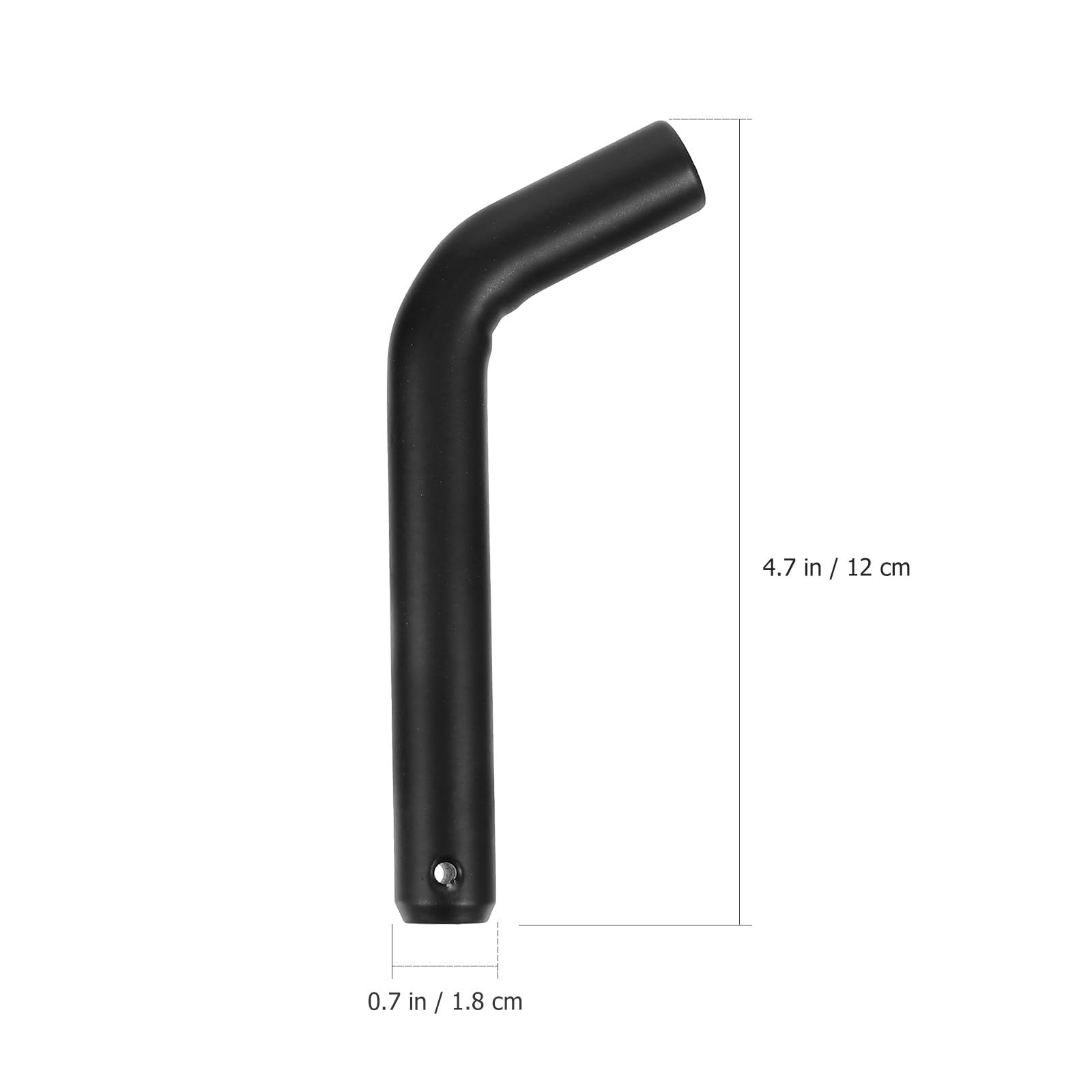 Pasador de Bloqueo de Enganche de Remolque 5/8 Pulgadas de Hierro Negro Flexible y Seguro para Accesorios de Remolque 2 Piezas Profesionales