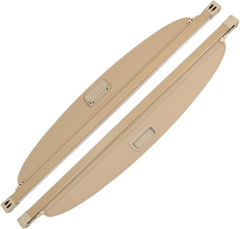 Marretoo Cargo Cover Factory Style for Mercedes Benz ML350 Accessories 2012-2015 GLE 2016-2019 Beige Retractable Trunk Security Shield Shade