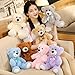 Hgplvxj Teddy Bear Stuffed Animals, 12 Inches Teddy Bear Plush Toy Birthday Christmas Valentine’s Day Gift for Kids Girlfriend (Light Brown)