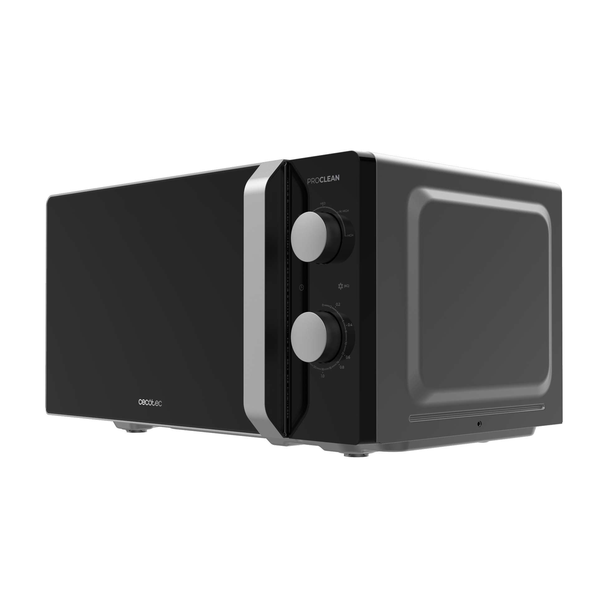 Cecotec Forni a Microonde Combinati con Grill 19L Proclean 2010 Inverter. 700W, Capacità di 19 Litri, 5 Livelli di Potenza, Piatto Girevole da 245 mm, Timer fino a 30 Minuti e Avvisatore Acustico.