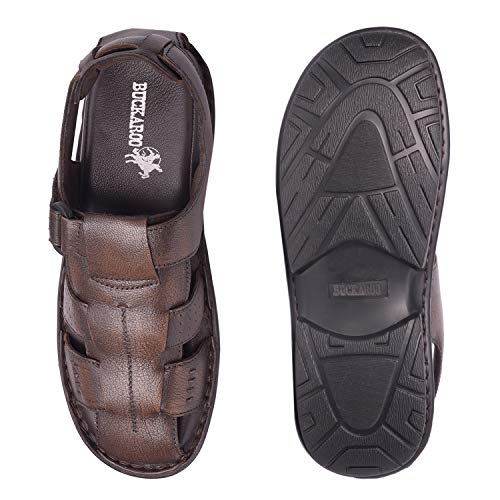 Image of Buckaroo SAFARI NEW Genuine Leather Casual Closed Sandal for Men