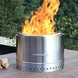 Smokeless Fire Pit, Portable Firepit Outdoor, 20 Inch Stainless Steel