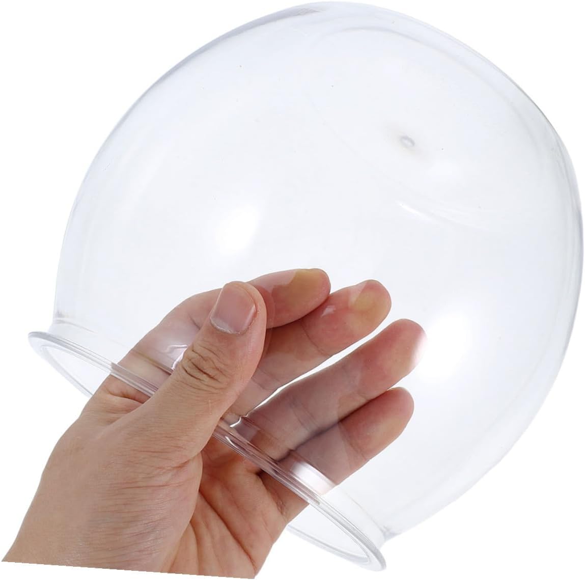 Happyyami Plastic Fish Tank Betta Fish Aquarium Round Unbreakable Small Desktop Bowl for Goldfish and Aquatic Plants Home Tabletop Aquarium
