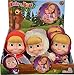 Simba And The Bear Masha Bambola Inverno 23 cm, Multicolore, 109301029009