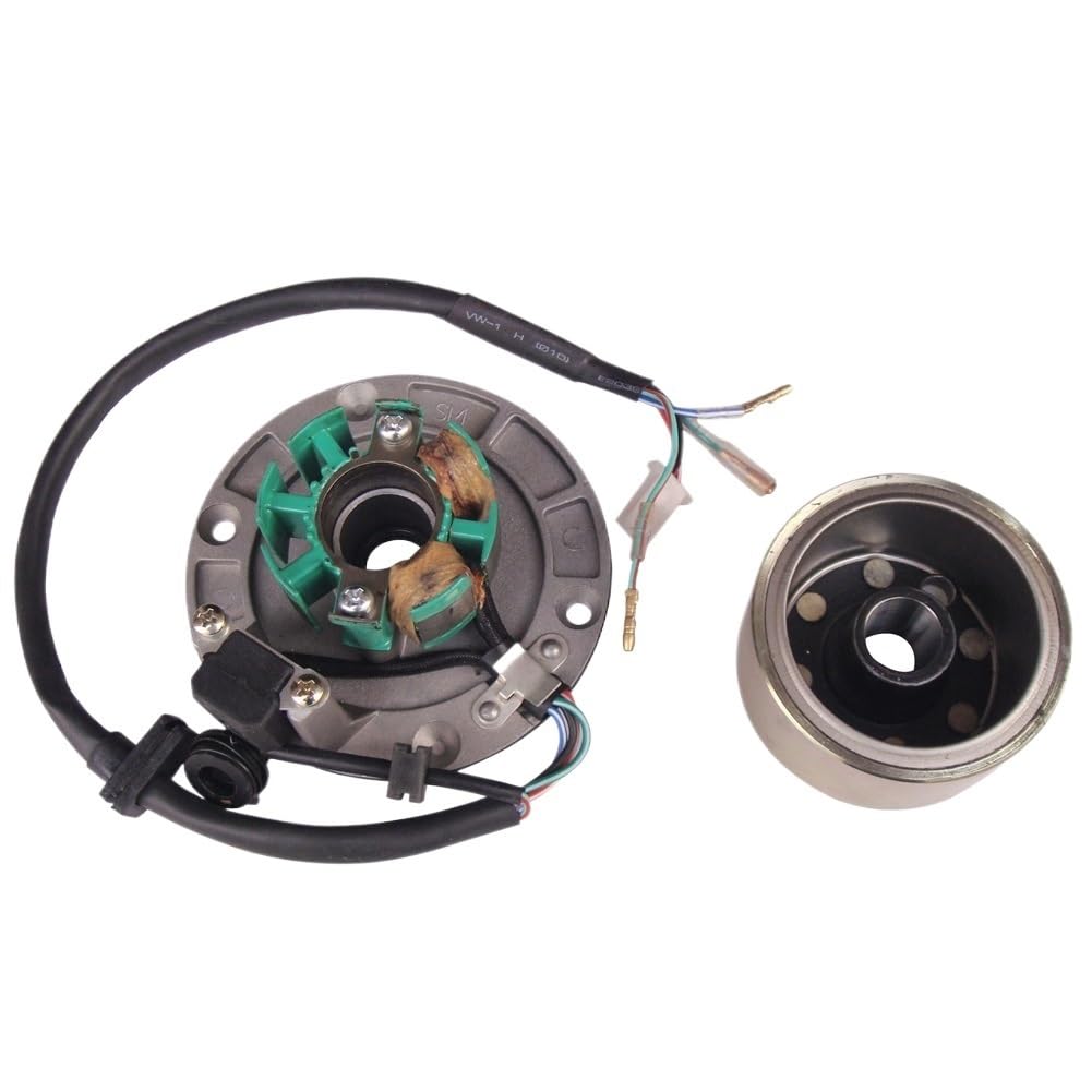 Motos Generador Bobina Estator Piezas De Motocicletas, Accesorios, Bobina De 2 Polos, Kit De Rotor De Volante De Inercia De 4 Cables para Piezas De Dirt Pit para ZongShen 150CC