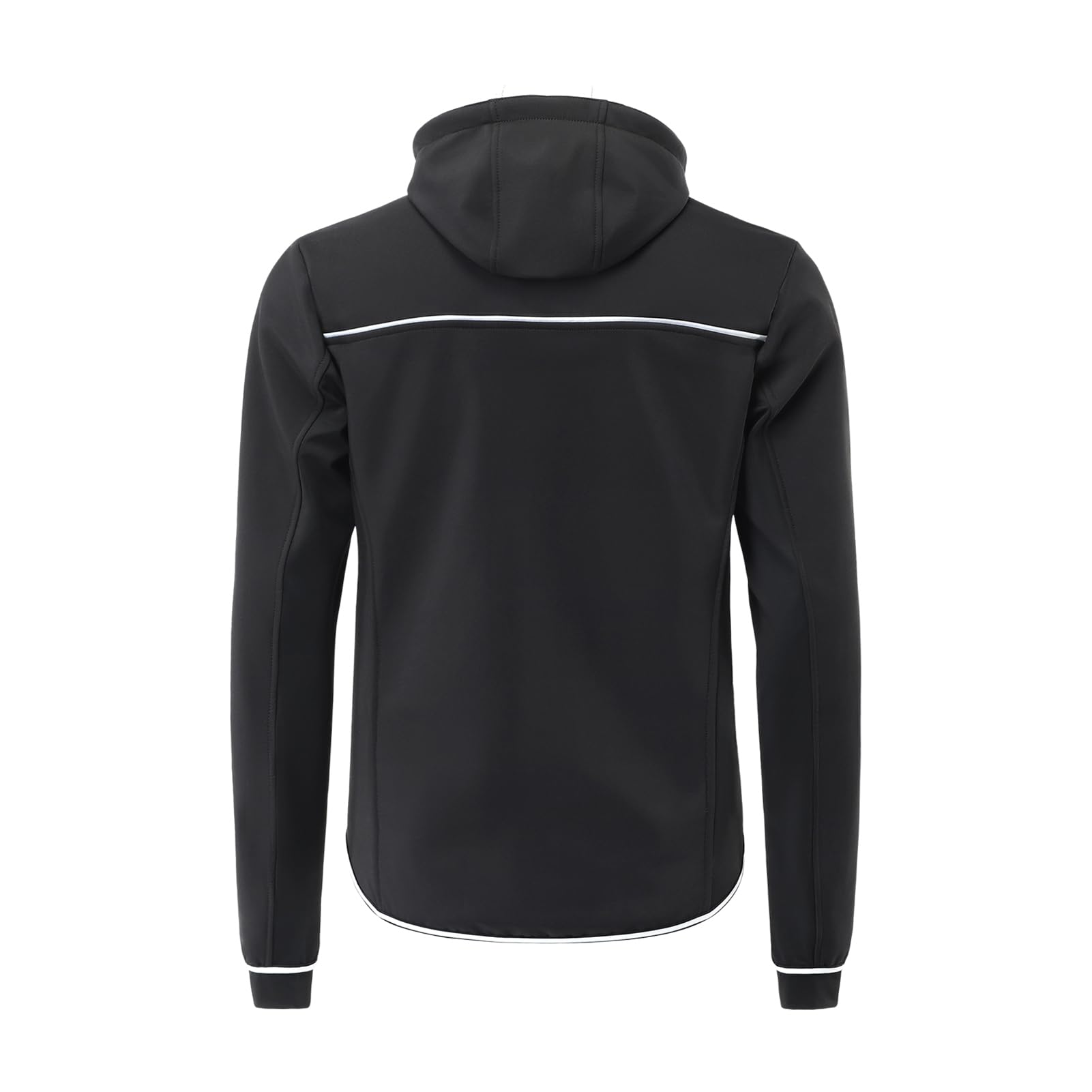 Chaqueta de Montar de Invierno Térmica con Diseño Reflectante para Ciclismo Al Aire Hombres Puños de Punto Transpirables Talla M/L/XL (L)