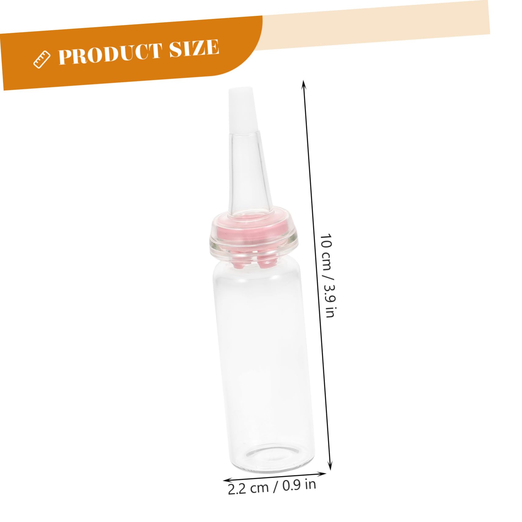 Parliky 1Set Pet Nursing Bottle Small Animal Milk Bottle for Hamsters Hedgehogs and Squirrels Durable with Nipple and Cap for Livestock Care and Feeding