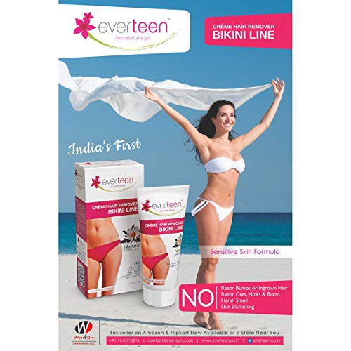 Image of Everteen Bikini Line Hair Remover Creme 50gm