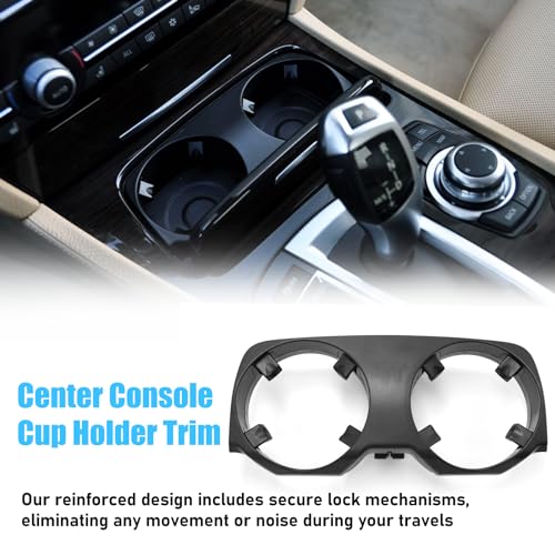 Cubre portavasos para BMW Serie 7 F01 F02 2008-2015 miniatura 5
