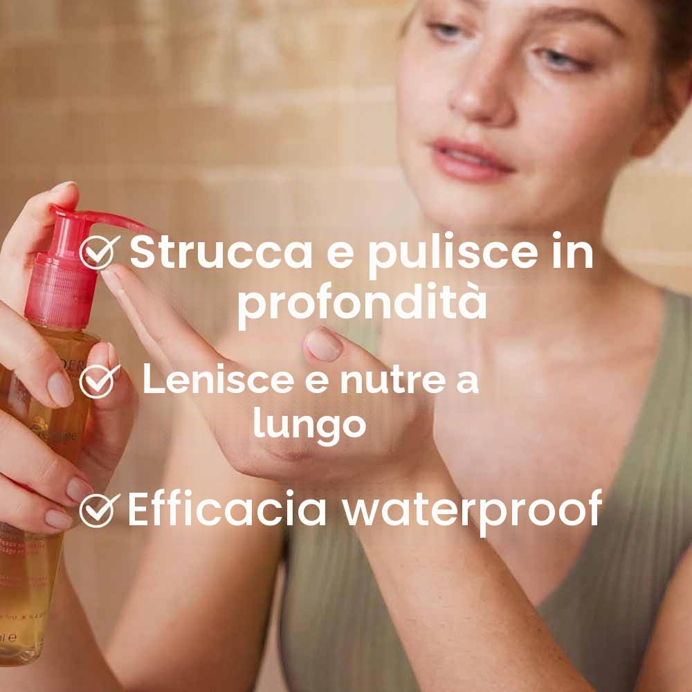 BIODERMA Créaline Olio Micellare - Deterge, Strucca, Lenisce - Rimuove il Trucco Waterproof da Occhi e Labbra - Pelle Sensibile - Flacone a Pompa 150 ml