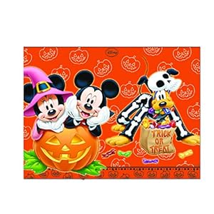 Disney 71664 Micky Mouse tafelkleed Mickey Halloween, 120 x 180 cm, oranje