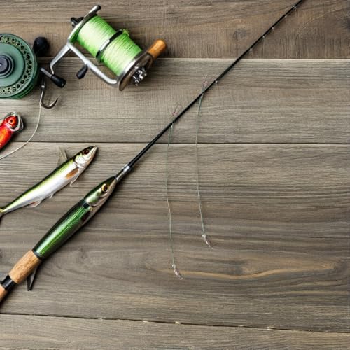 MAGICLULU 60 unidades líder de pesca anti-mordida con amarre rápido miniatura 6