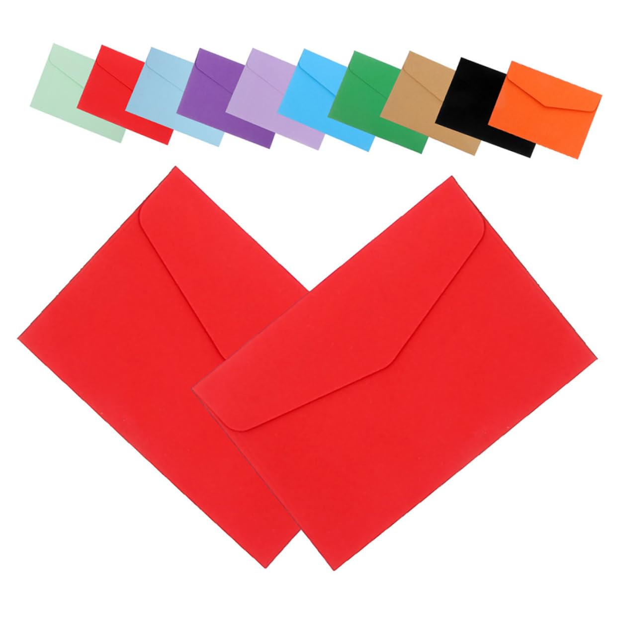 350pezzi Buste Colorate Decorative Carta Piccole Per Inviti e Regali Per Compleanni Matrimonio e Feste Di Natale