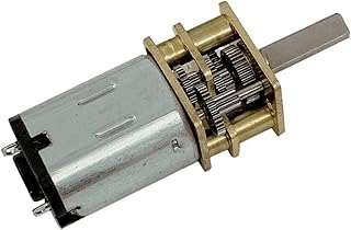 ELLANA Powered Mini Mini GA12-N20 Gear Motor, Metal Gearbox 3V Dc Motor, DC N20 Spining Lights Small Motor Torque Gear (Size : 100RPM)