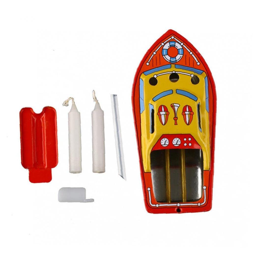 Zonster Vintage Pop-pop Steam Powered Collectable Retro Tin Boat