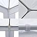 Smartxchoices 10' x 30' Outdoor White Waterproof Gazebo Canopy Tent with Removable Sidewalls and Windows Tent for Party Wedding Events Beach BBQ