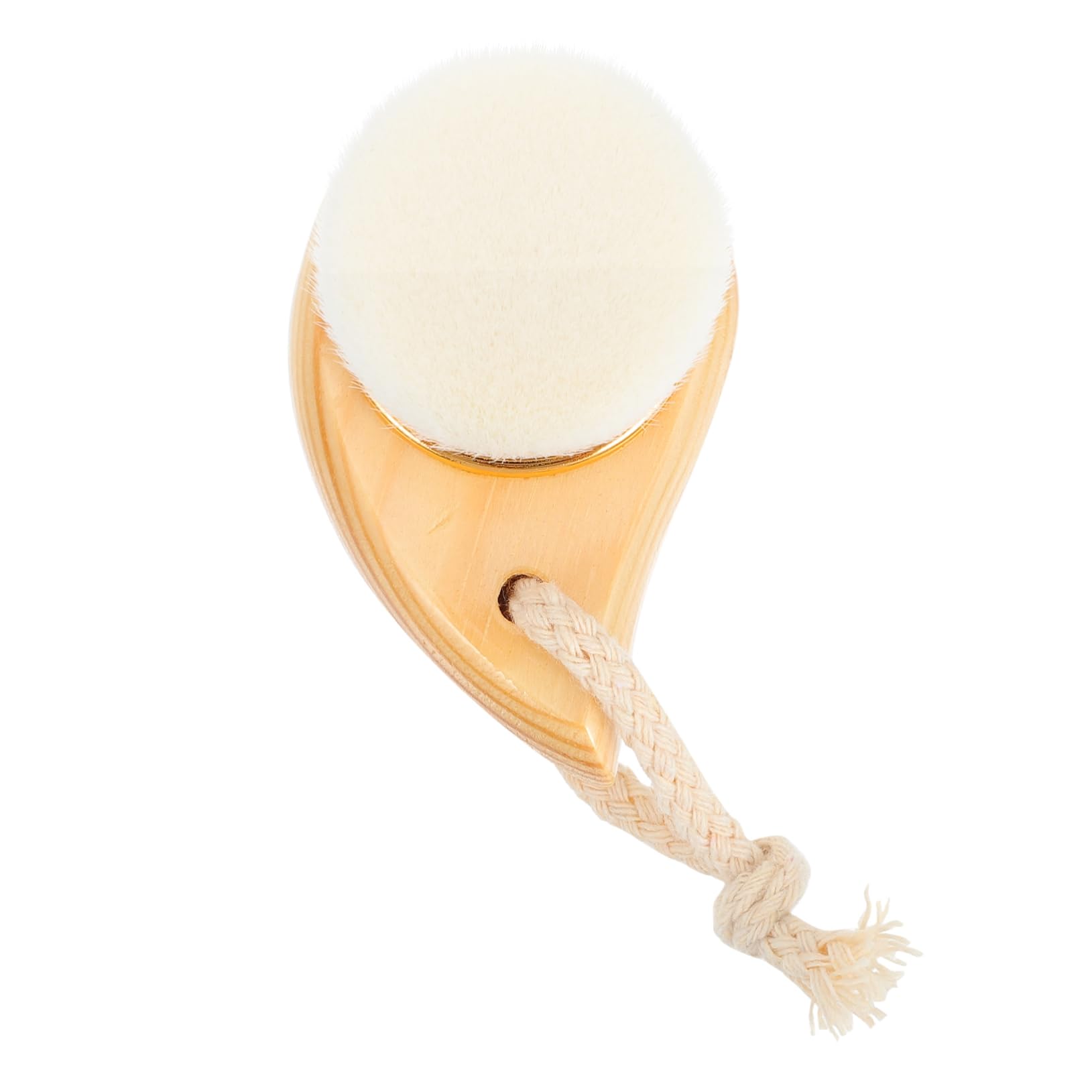 HAKIDZEL Facial Brush for Deep Cleansing and Gentle Exfoliation Home Face Scrubber with Comfortable Handle Blackhead Removal Makeup Application Tool