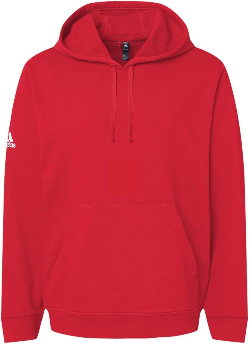 adidas red and grey hoodie