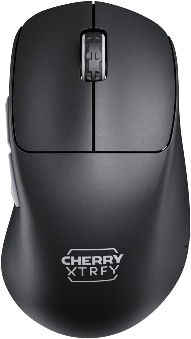 Top view of CHERRY XTRFY M64 Pro 8K Wireless Gaming Mouse