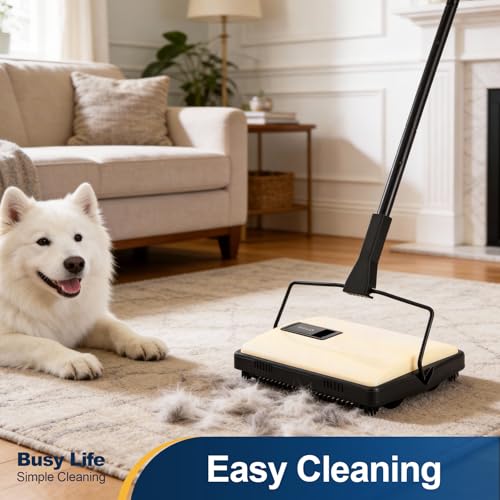 Image of Yocada Manual Carpet Sweeper Cleaner Household Sweeper 1*Extra Brush