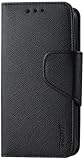 Reiko Wallet Case 3-In-1 for LG L70/LG Realm LS620 Interior Leather-Like Material and Polymer Cover