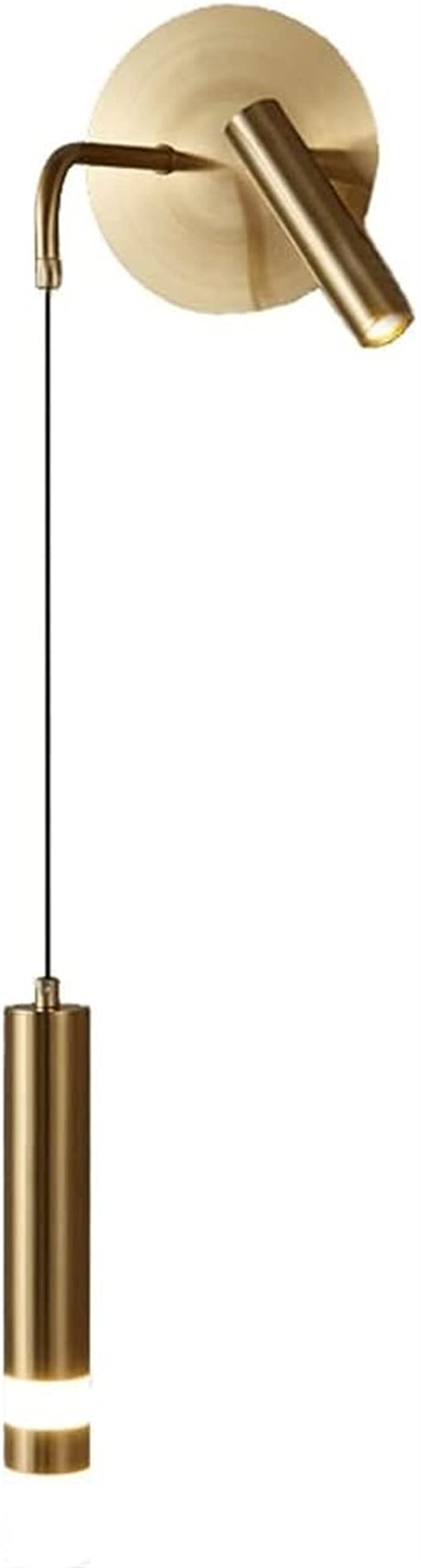 Lustre créatif moderne LED en or avec spots muraux orientables - 8