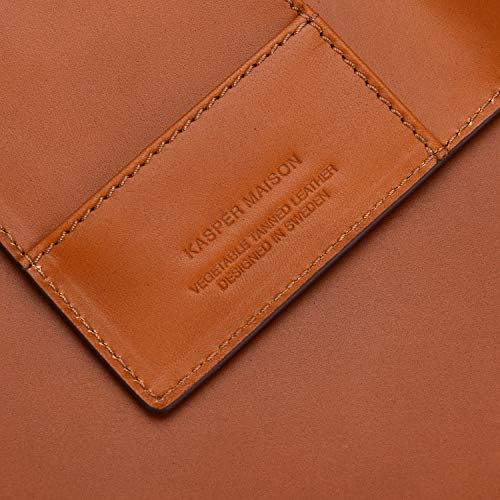 Kasper Maison Premium Leather RFID Passport Cover & Travel Wallet with Anti-theft RFID Blocking - British Tan 5 Kasper Maison Premium Leather RFID Passport Cover & Travel Wallet with Anti-theft RFID Blocking - British Tan