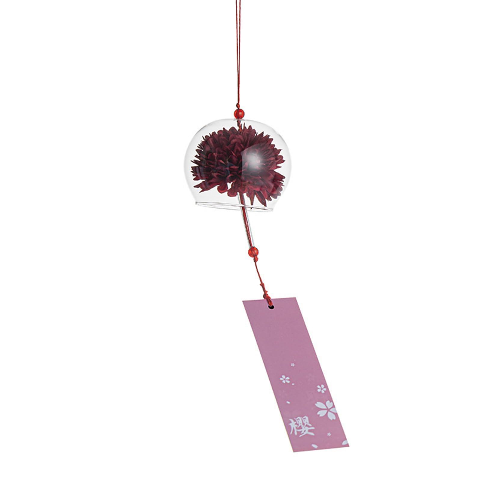 ArtisticPetals Chimes Craft for Nature Lover Styles Enhances Any Space with Its Lifelikes Detail Pendants Decorative Chimes