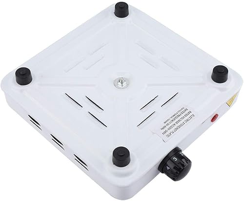 Miniatura 7 de Encimera 1000W, estufa eléctrica portátil con control de temperatura ajustable, té café leche hogar placa eléctrica individual, ahorro de energía y