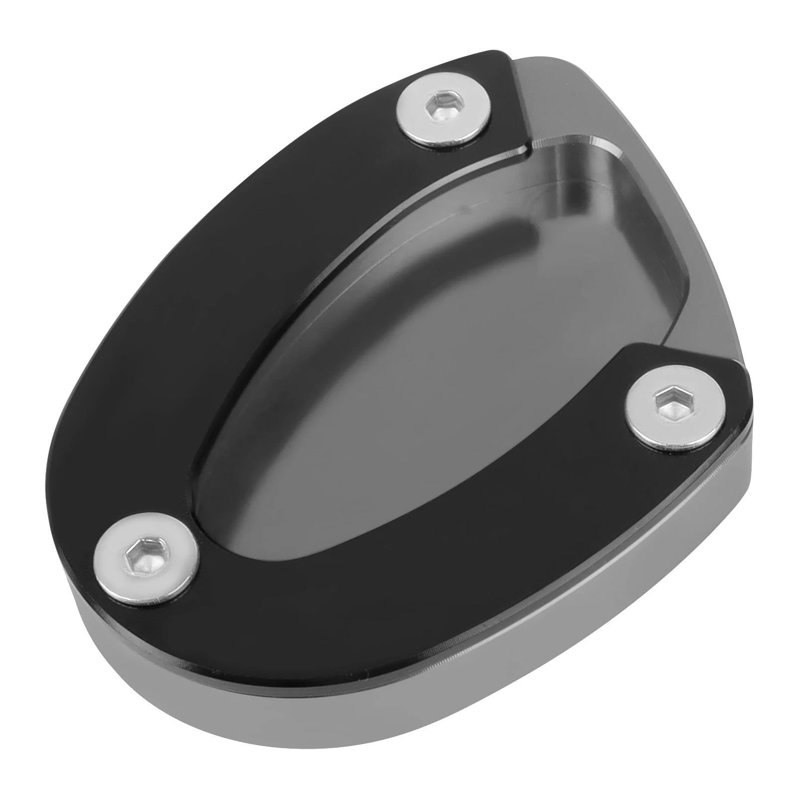 Podkładka wspierająca motocykl Podkładka Pod Nóżkę Boczną Motocykla Podpórka Powiększona Płyta Podpórka StreetTriple R675 675 675RX 765R 765S 765RS Podkładka rozszerzająca(Black)