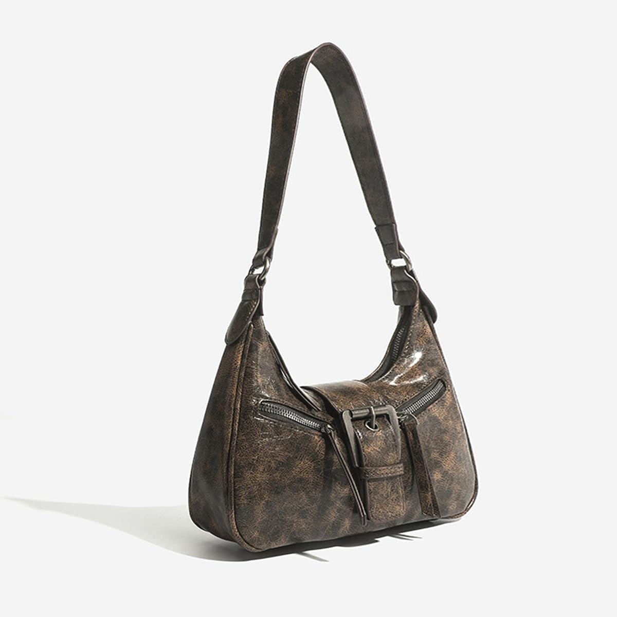 Y2K Purse Shoulder Bag for Women, Top Handle Handbag Small Goth Punk Hobo Clutch Purses Trendy Underarm Bag - Image 6