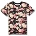 Iwoo Women Rose Flower Print T Shirt (M)