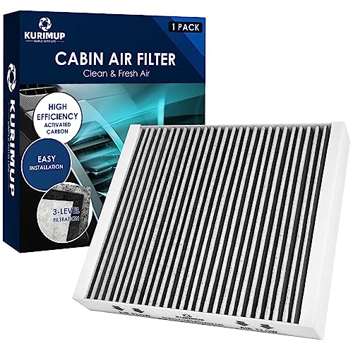 KURIMUP Premium Cabin Air Filter with Activated Carbon,Replacement for CF10775,Fit for Buick Cascada/Encore/LaCrosse/Regal,Cadillac ELR/SRX,Chevrolet Cruze/Sonic/Spark/Trax/Volt.