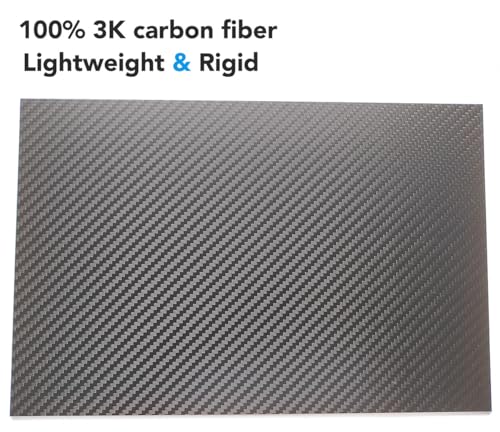 Cncarbonfiber CF-SHEET30040015 1.5Mm 300X400Mm 100% Carbon Fiber Sheet Laminate Plate Panel 3K Twill Matte Finish thumb #3