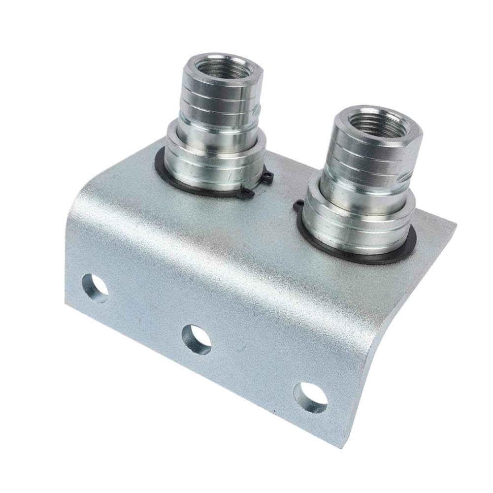 Bhvepubht Onecolor Hydraulic Quick Release Coupling Ap01 1/2 Inch Npt Double Break-Away Bracket Set Tl39-B